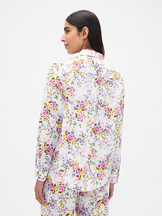 Gap Poplin PJ Shirt — photo 4