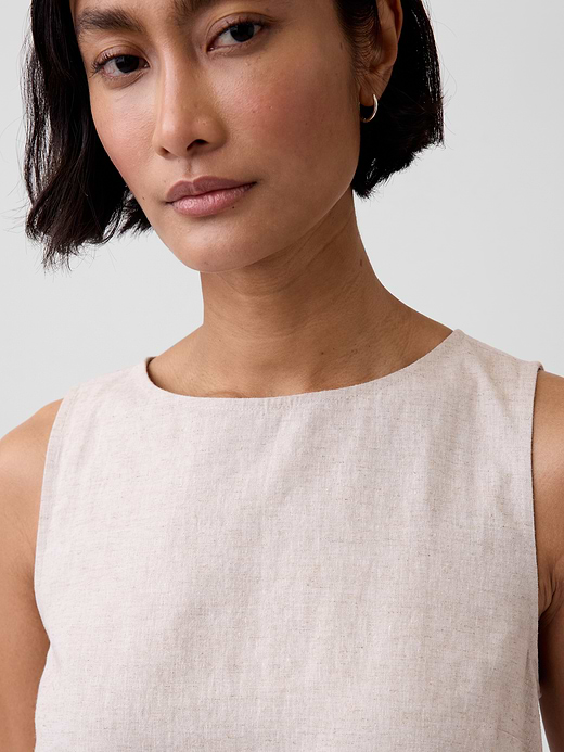 Gap Linen-Blend Shell Tank Top — photo 5