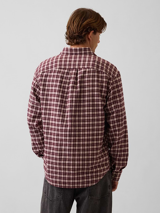 Gap Relaxed Flannel Shirt — photo 4