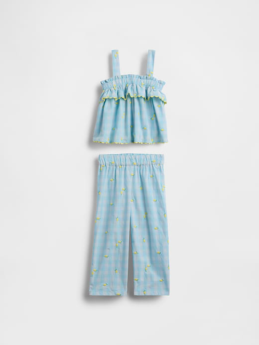 Gap Baby & Toddler Lemon Gingham Outfit Set — photo 1