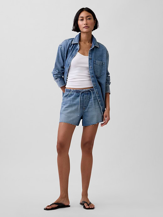 Gap 3.5” Low Slung Easy Denim Shorts — photo 1