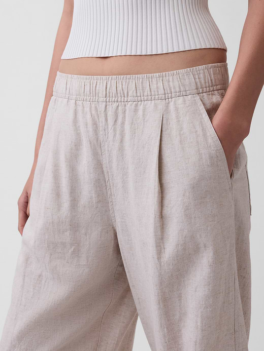Gap Linen-Blend Easy Barrel Pants — photo 6
