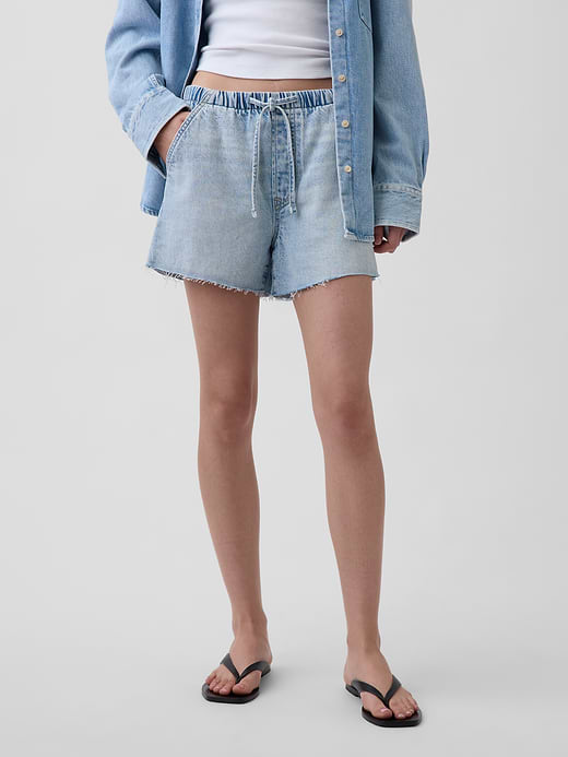 Gap 3.5” Low Slung Easy Denim Shorts — photo 3
