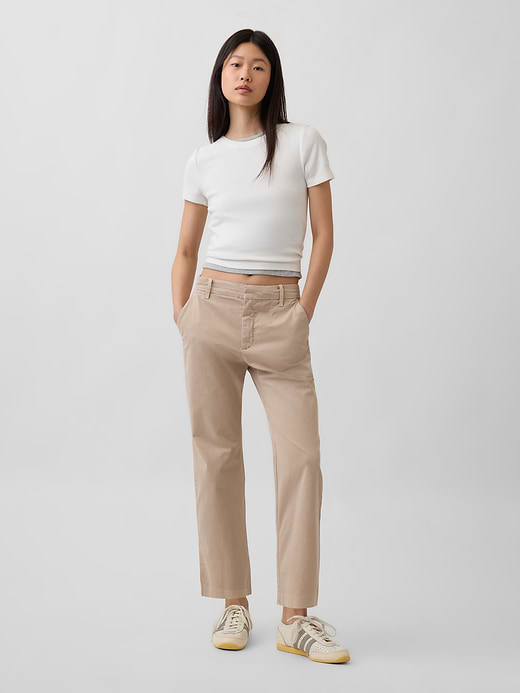 Gap Mid Rise Khakis — photo 1