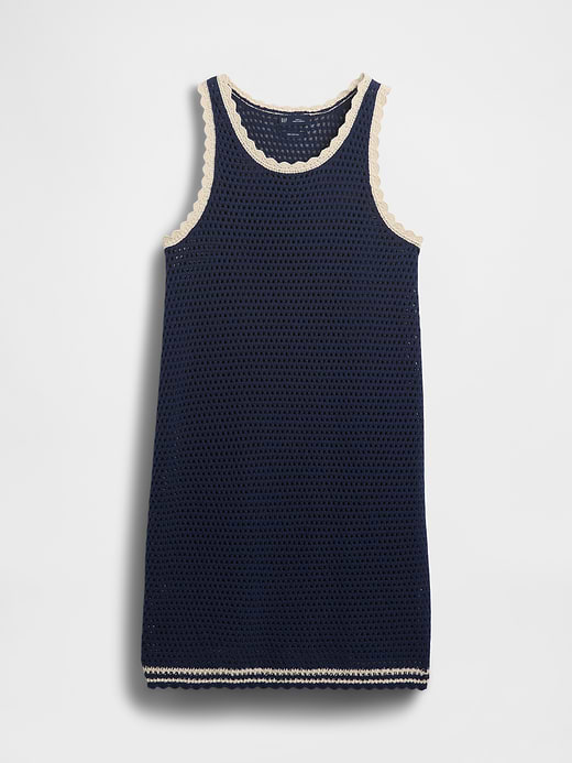 Gap 100% Cotton Crochet Mini Dress — photo 6