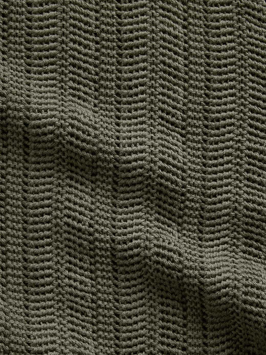 Gap Herringbone Crochet Sweater Shirt — photo 5