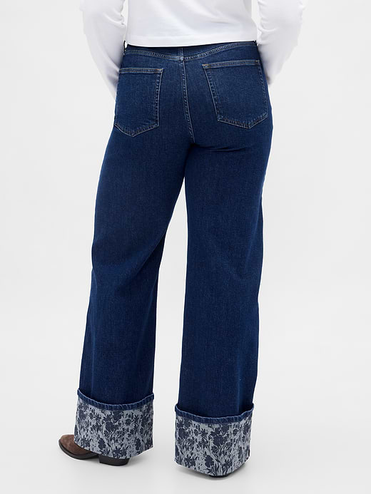 Gap High Rise Stride Wide-Leg Jeans — photo 7