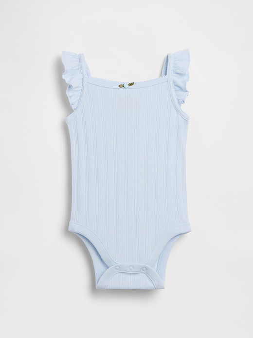 Gap Baby Pointelle Rib Tank Bodysuit — photo 1