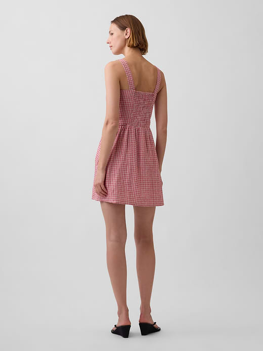 Gap Linen-Blend Drop-Waist Mini Dress — photo 3