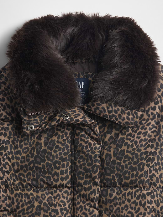 Gap Faux Fur-Trim Puffer Jacket — photo 5