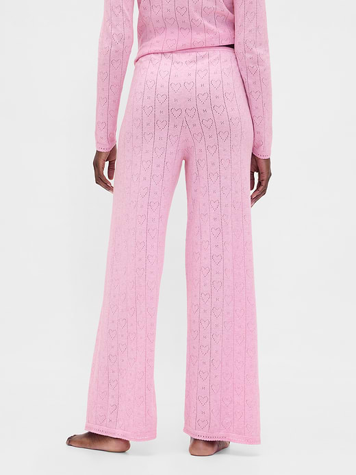 Gap Lightweight CashSoft Pointelle Heart PJ Pants — photo 5
