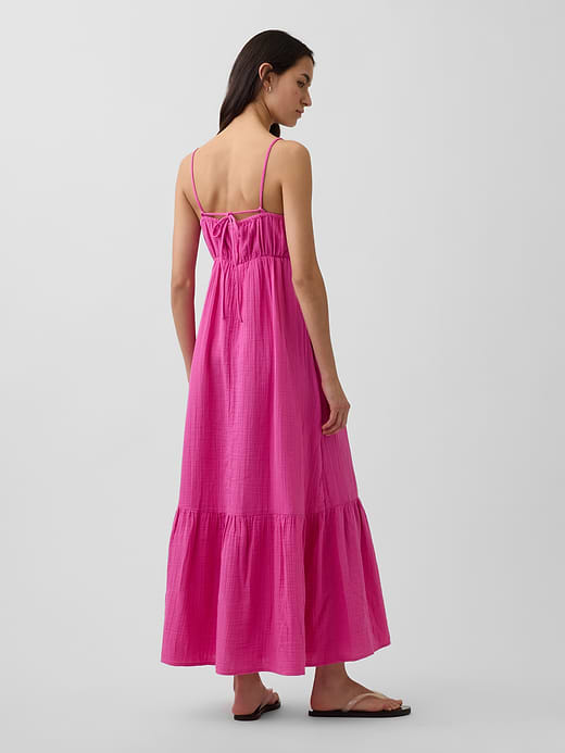 Gap Cotton Gauze Tiered Empire Waist Dress — photo 3