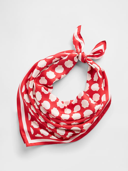 Gap 100% Silk Oversized Bandana — photo 1