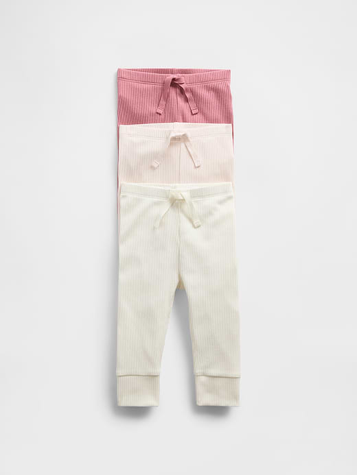 Gap Baby First Favorites TinyRib Pants (3-Pack) — photo 1