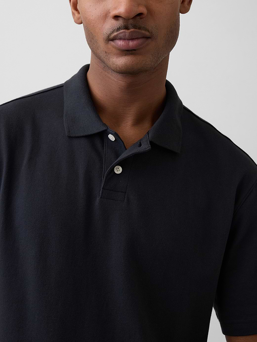 Gap Relaxed Pique Polo — photo 5