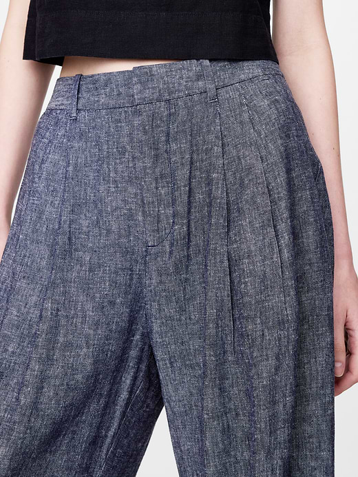Gap 365 High Rise Linen-Blend Trousers — photo 9