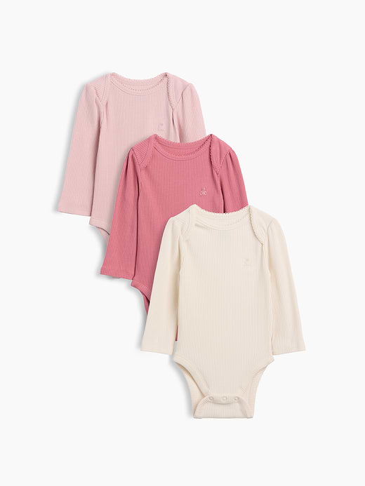 Gap Baby First Favorites TinyRib Bodysuit (3-Pack) — photo 1