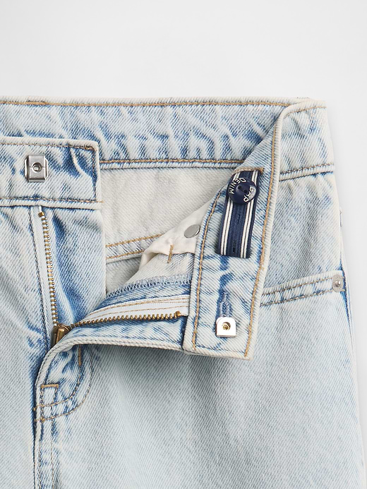 Gap Kids High Rise Stride Wide-Leg Ankle Jeans — photo 6