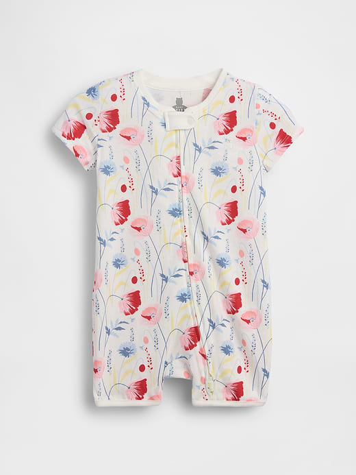 Gap Baby First Favorites Organic Cotton Shorty One-Piece — photo 1