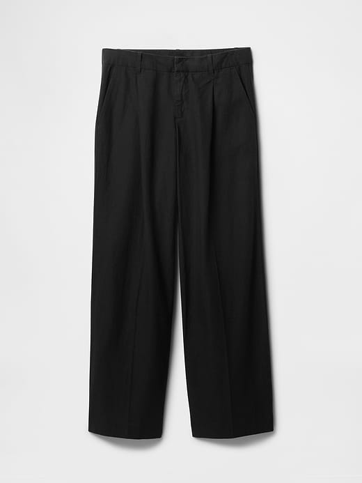 Gap 365 Low Rise Linen-Blend Trousers — photo 8