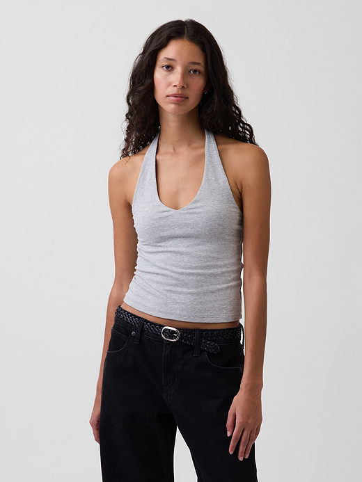 Gap CloseKnit Halter Crop Top — photo 1