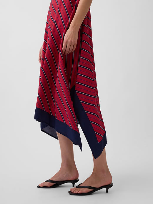Gap Stripe Handkerchief Midi Dress — photo 7