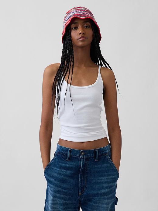 Gap Knit Stripe Bucket Hat — photo 1