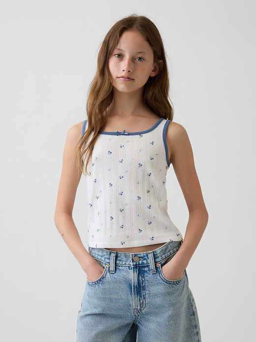 Gap Kids Pointelle Tank Top — photo 1