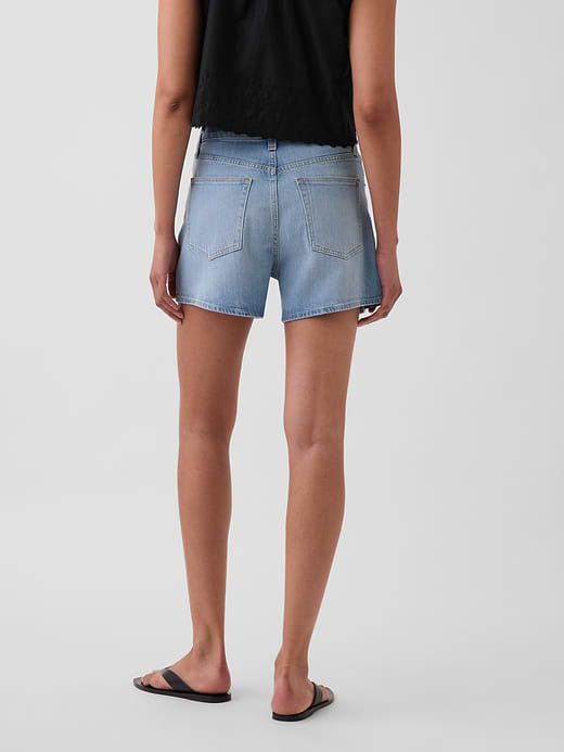 Gap 3.5" High Rise Relaxed Straight Denim Shorts — photo 5