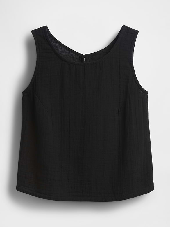 Gap Cotton Gauze Racer Shell Tank Top — photo 6