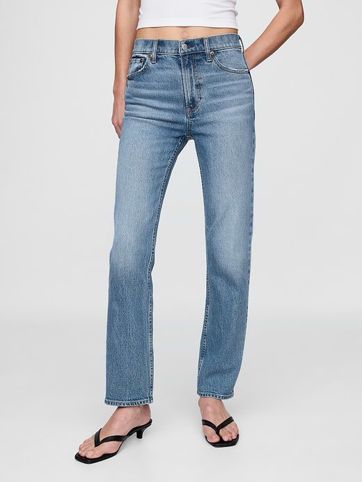 Gap High Rise ’90s Slim Straight Jeans — photo 3