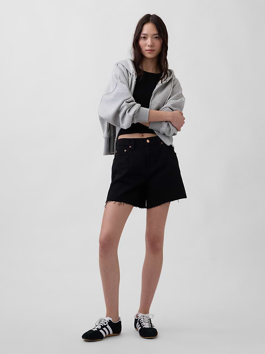 Gap 4" Mid Rise UltraSoft Relaxed Cutoff Shorts — photo 1