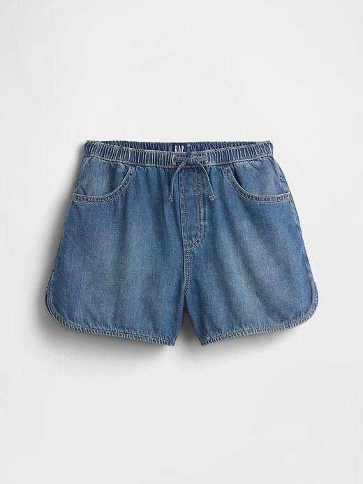 Gap Kids High Rise Denim Easy Shorts — photo 3