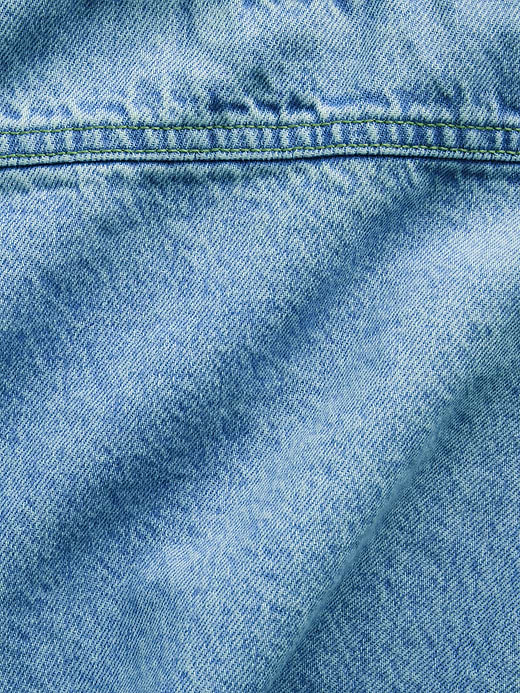 Gap Kids Gingham Denim Shell Tank Top — photo 6