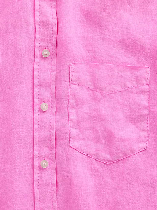Gap 100% Linen Oversized Shirt — photo 5