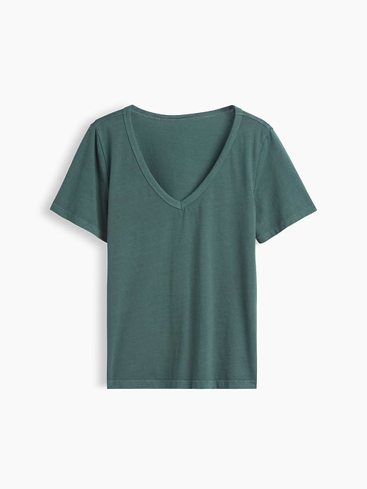 Gap Organic Cotton VintageSoft V-Neck T-Shirt — photo 6