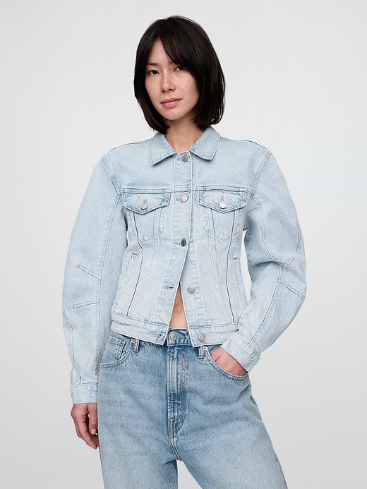 Gap Barrel-Sleeve Icon Denim Jacket — photo 1