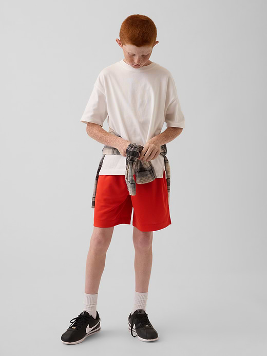 Gap Kids GapFit 6" Recycled Mesh Easy Shorts — photo 1