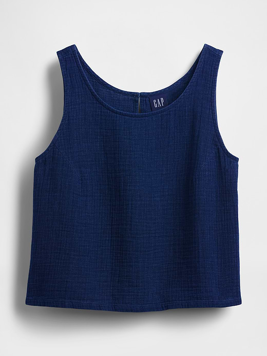 Gap Cotton Gauze Racer Shell Tank Top — photo 6