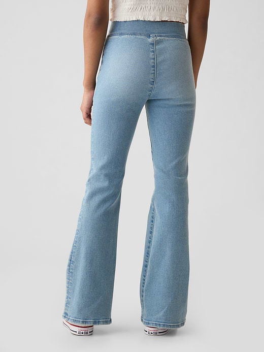 Gap Kids High Rise Crossover Flare Jeans — photo 4