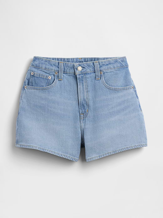 Gap 3.5" High Rise Relaxed Straight Denim Shorts — photo 6