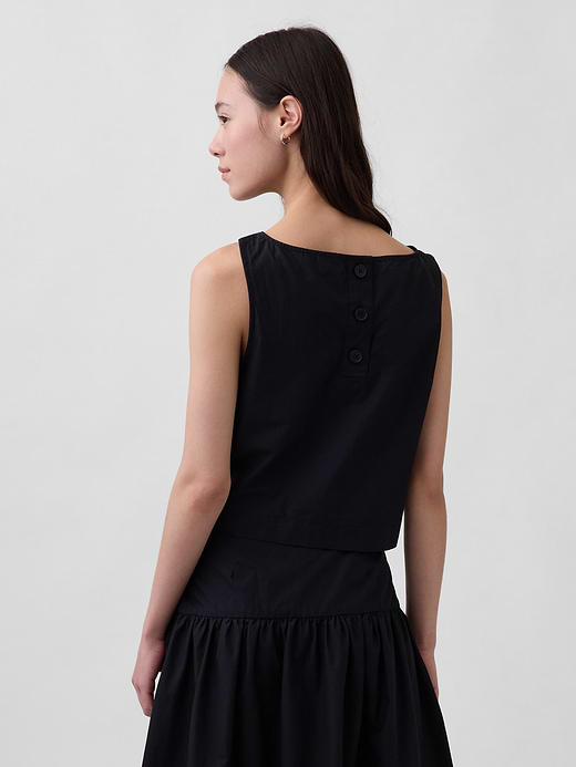 Gap Poplin Boatneck Shell Tank Top — photo 4