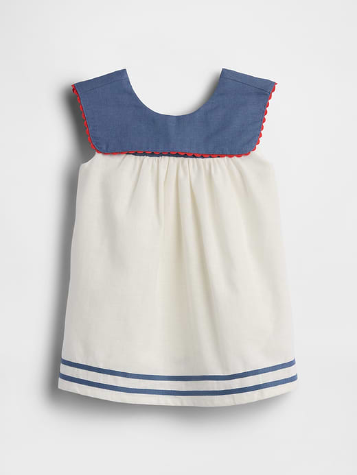 Gap Baby Linen-Cotton Sailor Dress — photo 1