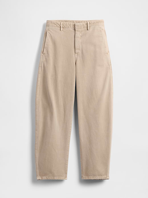 Gap Mid Rise Twill Barrel Pants — photo 8