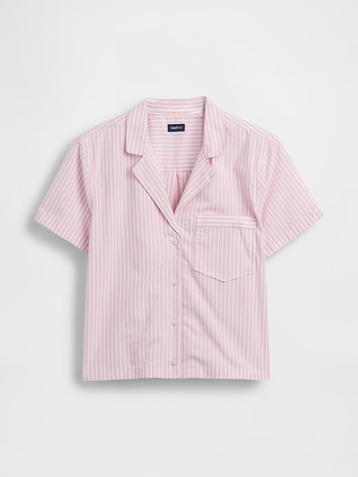 Gap Poplin Crop PJ Shirt — photo 5