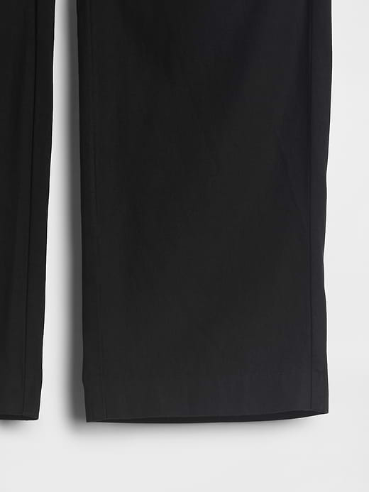 Gap Linen-Blend Relaxed Straight Ankle Pants — photo 9