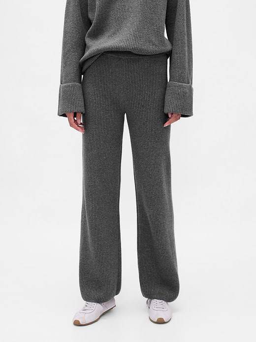 Gap CashSoft Shaker-Stitch Sweater Pants — photo 3