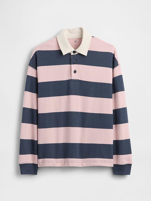 Gap Kids Heavyweight Relaxed Polo Shirt — photo 1