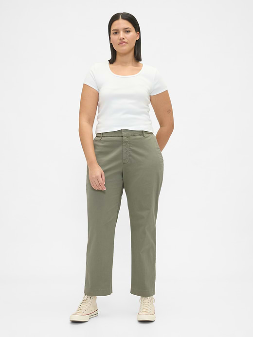 Gap Mid Rise Khakis — photo 6