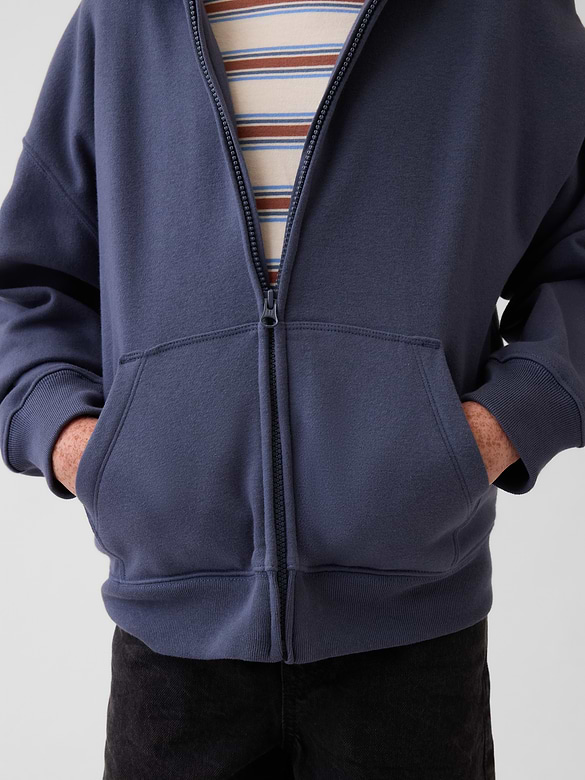 Gap Kids VintageSoft Relaxed Zip Hoodie — photo 6